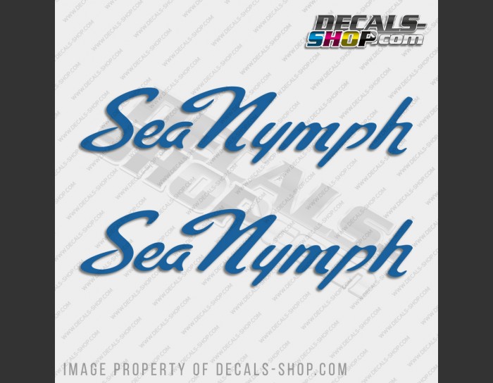 Sea Nymph Boat Logo V1 Decal Set of 2